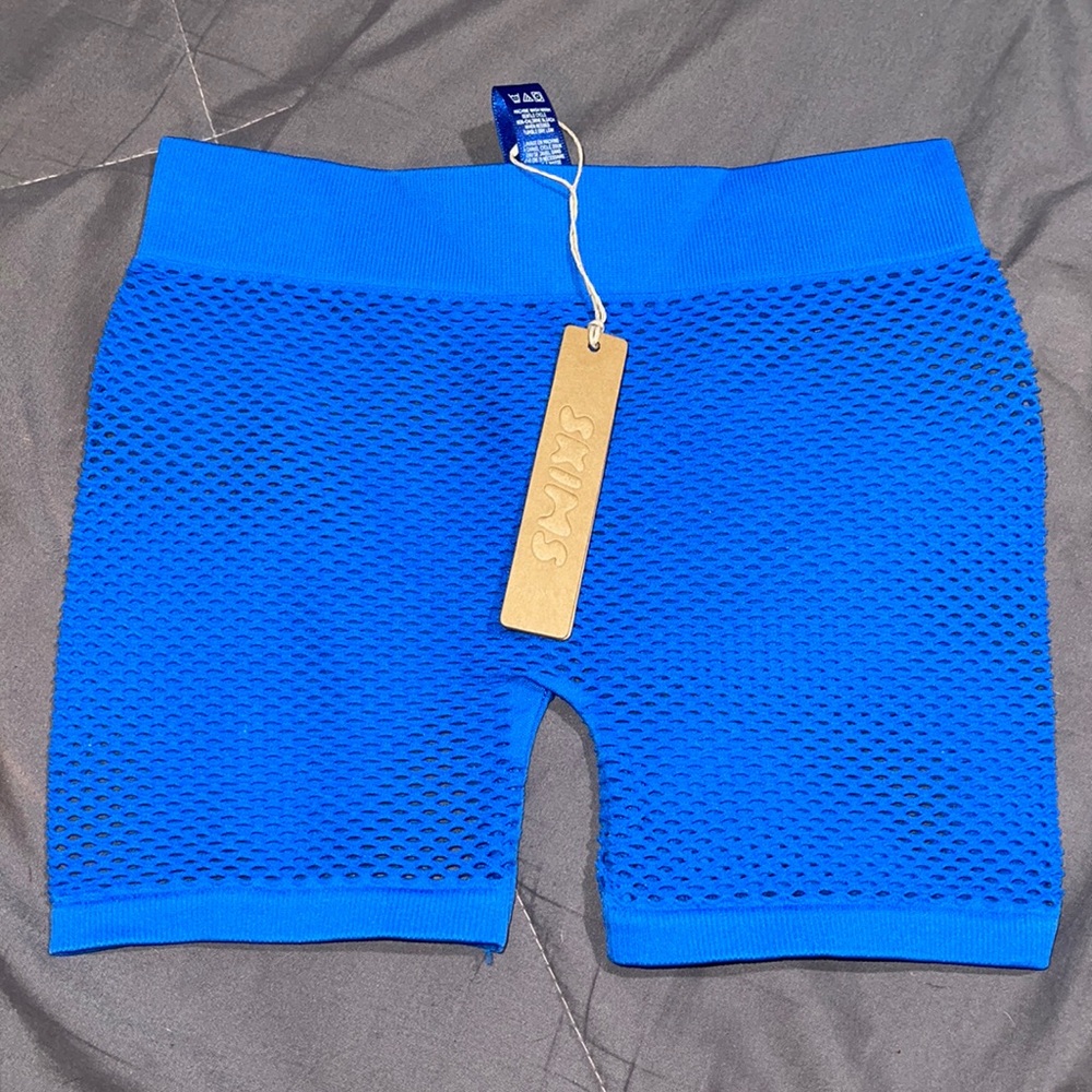 Skims Perforated Seamless Mesh shorts